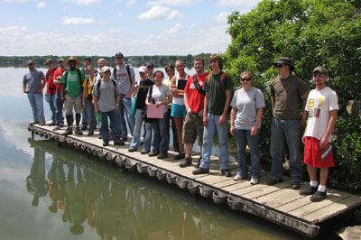 Field Geology Students at Lake Kahola, Kansas - May 27, 2009